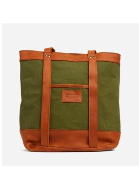 Parker Clay Rincon Backpack/ Tote- Leather/Canvas